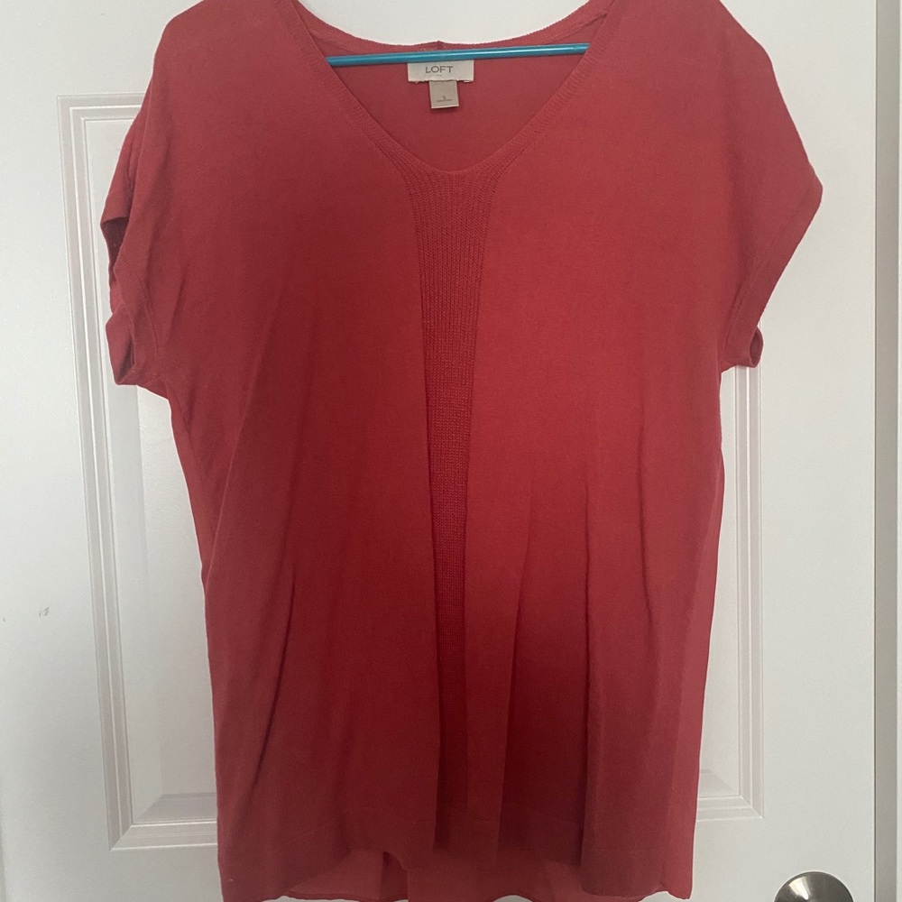 Loft Short Sleeve Sweater